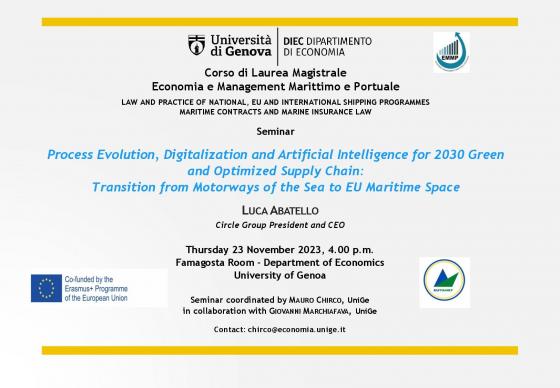 Locandino seminario 23 novembre 2023