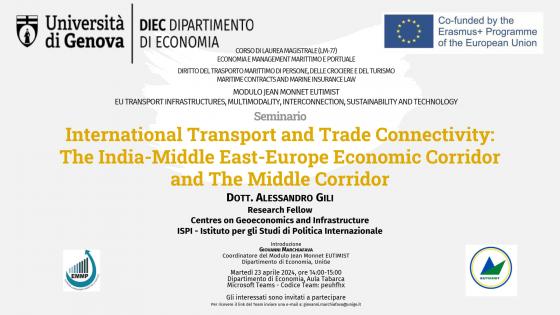 Announcement seminar 23/4/2024 Jean Monnet Module EUTIMIST