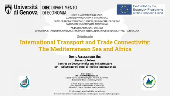 Locandina seminario Dott. Alessandro Gili, ISPI - 3/4/2025